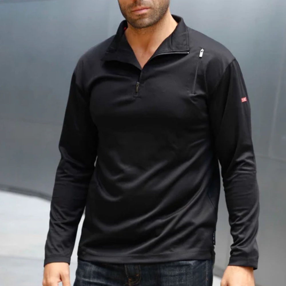 Scottevest Suzie Quarter-Zip Sport Performance Pullover Black‎ M3 New With Tags
